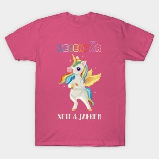 8th birthday unicorn T-Shirt